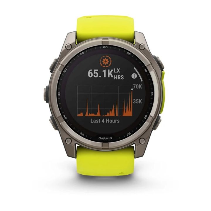 Garmin fenix 8 3.56 cm (1.4 ) 51 mm digitale 280 x 280 pixel touchscreen titanio Wi-Fi GPS (satellite)