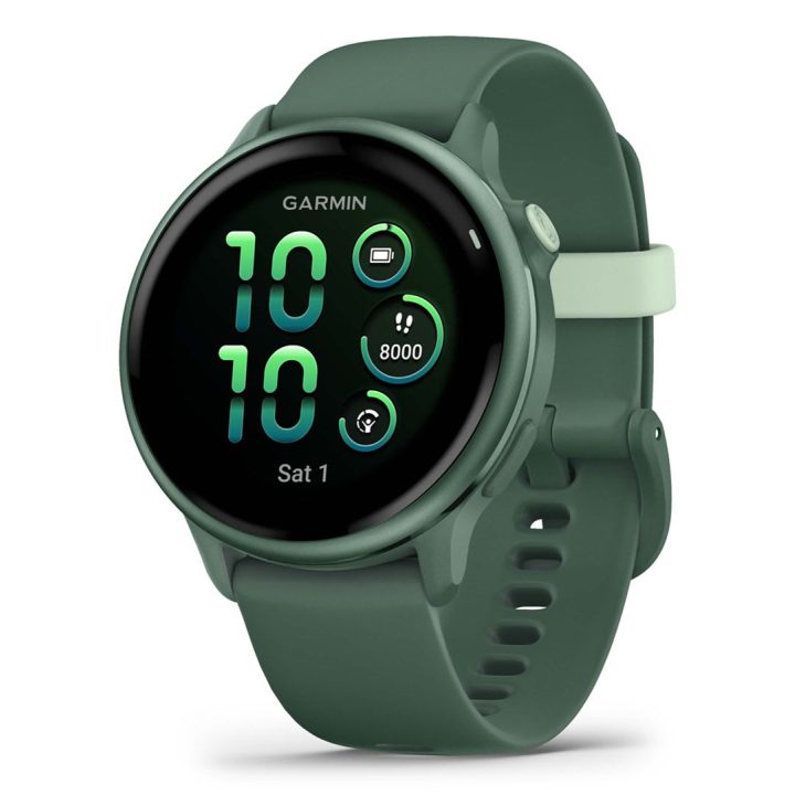 Garmin vívoactive 6 3.05 cm (1.2 ) AMOLED 42 mm digitale 390 x 390 pixel touchscreen verde Wi-Fi GPS (satellite)