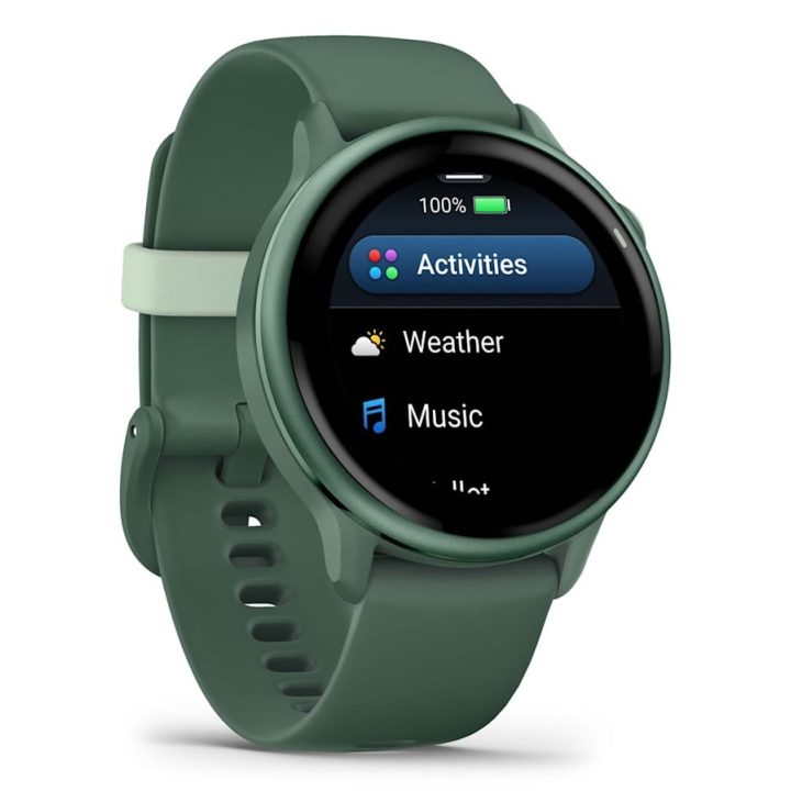 Garmin vívoactive 6 3.05 cm (1.2 ) AMOLED 42 mm digitale 390 x 390 pixel touchscreen verde Wi-Fi GPS (satellite)