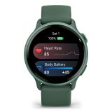 Garmin vívoactive 6 3.05 cm (1.2 ) AMOLED 42 mm digitale 390 x 390 pixel touchscreen verde Wi-Fi GPS (satellite)