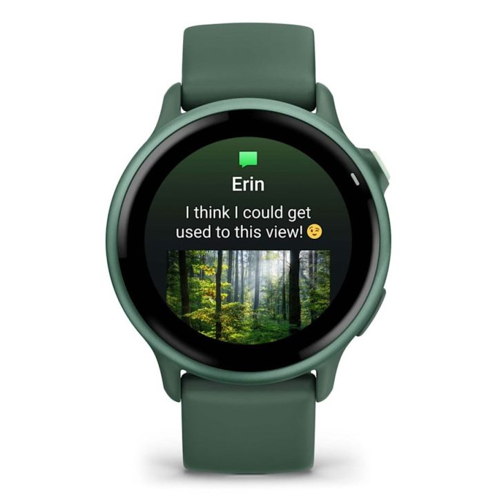 Garmin vívoactive 6 3.05 cm (1.2 ) AMOLED 42 mm digitale 390 x 390 pixel touchscreen verde Wi-Fi GPS (satellite)