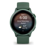 Garmin vívoactive 6 3.05 cm (1.2 ) AMOLED 42 mm digitale 390 x 390 pixel touchscreen verde Wi-Fi GPS (satellite)