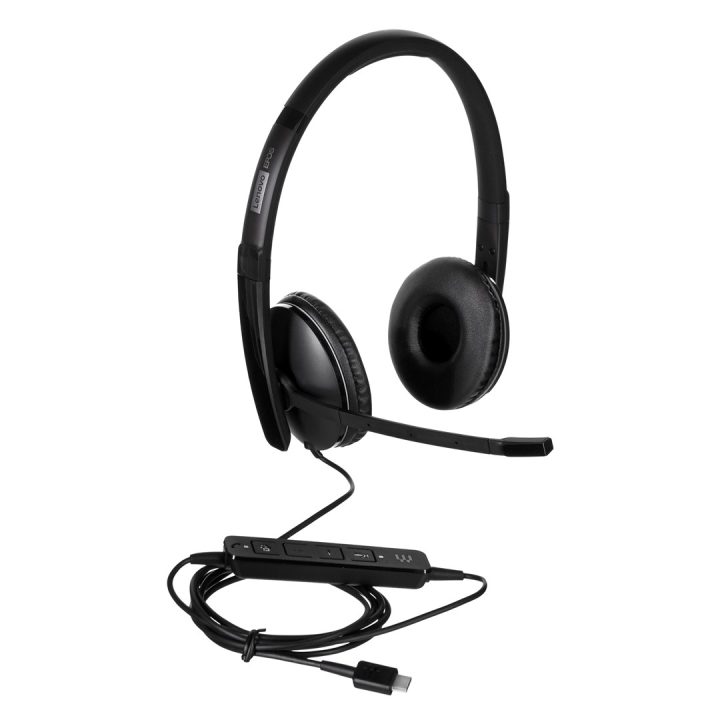 Lenovo 4XD1M45627 Cuffie/auricolare cablato a fascia USB Type-C nero