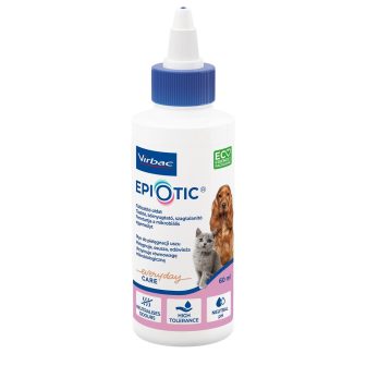 VIRBAC EpiOtic Ear Cleanser - liquido detergente per le orecchie per cani e gatti - 60 ml