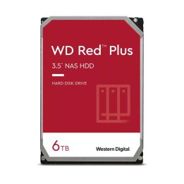 Western Digital disco rigido interno Red Plus 6 TB 5400 RPM 256 MB 3.5 Serial ATA III