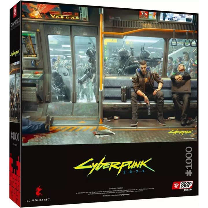 Puzzle Good Loot Gaming: Cyberpunk 2077 - Metro 1000 elementi