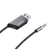 Savio TR-16 Adattatore trasmettitore AUX con funzione vivavoce Bluetooth 5.3 Google Assistant/Siri