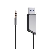 Savio TR-16 Adattatore trasmettitore AUX con funzione vivavoce Bluetooth 5.3 Google Assistant/Siri