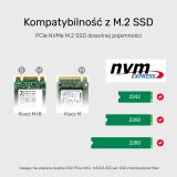 UNITEK S1206A SolidForce USB-C a PCIe/NVMe M.2 SSD 10Gbps Enclosure Dual Bay con Clone Offline