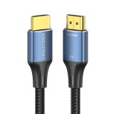 Vention Cavo intrecciato in cotone HDMI-A Maschio a Maschio HD 8K 5M Tipo Lega di Alluminio blu