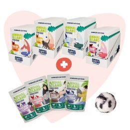 ANIMAL ISLAND Love Box Brodo mix di sapori 48szt + giocattolo