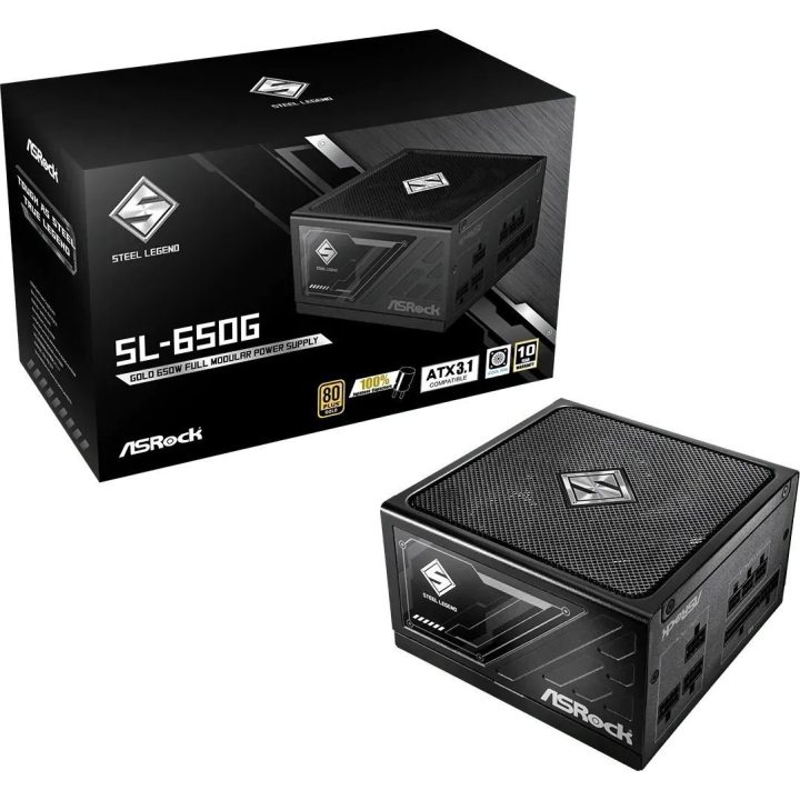 Alimentatore ASRock STEEL LEGEND 650W 80 Plus Gold (90-UXS065-GFEAAA)
