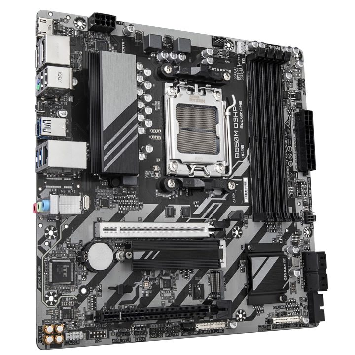 GIGABYTE B850M D3HP Scheda madre - AMD Ryzen 9000 Series CPUs 5+2+2 Phases Digital VRM fino a 8200MHz DDR5 (OC) 1xPCIe 5.0 + 1xP