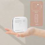 Qoltec 52579 rilevatore di fumo wireless con batteria | Tuya | Wi-Fi | durata sensore 10 anni | allarme 85dB | LED
