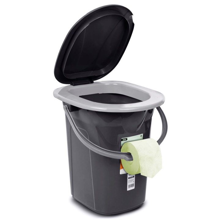 GreenBlue GB320 Toilette Portatile da Campeggio WC Secchio 19L Capacità con Maniglia