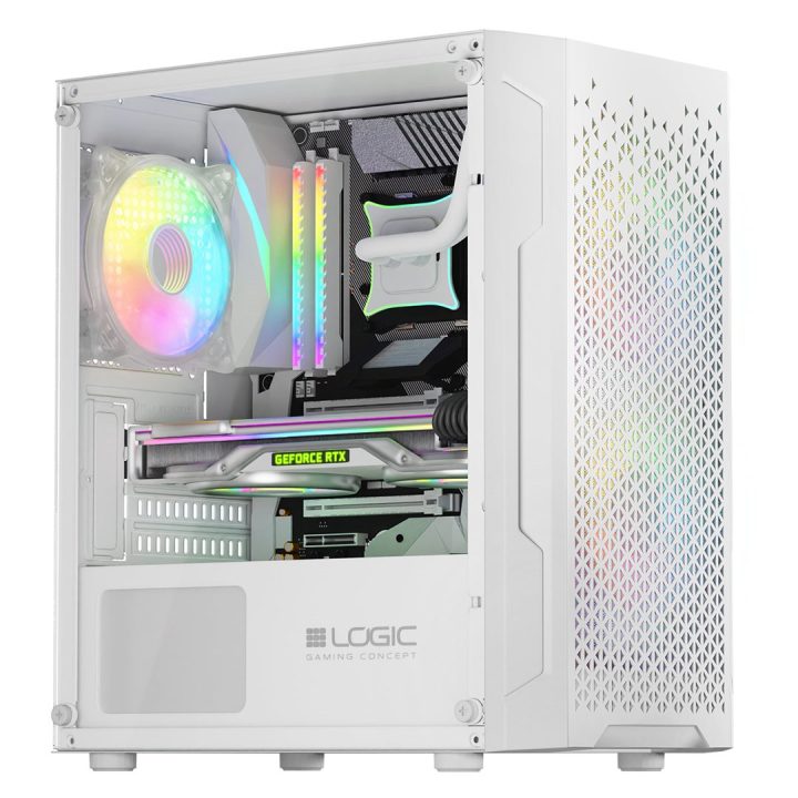 LOGIC ARAMIS ARGB Mini USB 3.0 bianco