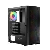 Logic ARAMIS ARGB MINIDI USB 3.0 Case nero