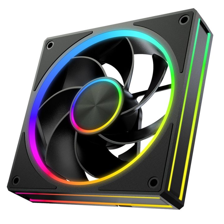 MODECOM VOLCANO LOOP 120 ARGB Ventola inversa nero