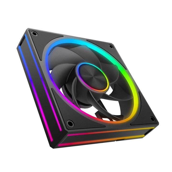 MODECOM VOLCANO LOOP 120 ARGB Ventola inversa nero