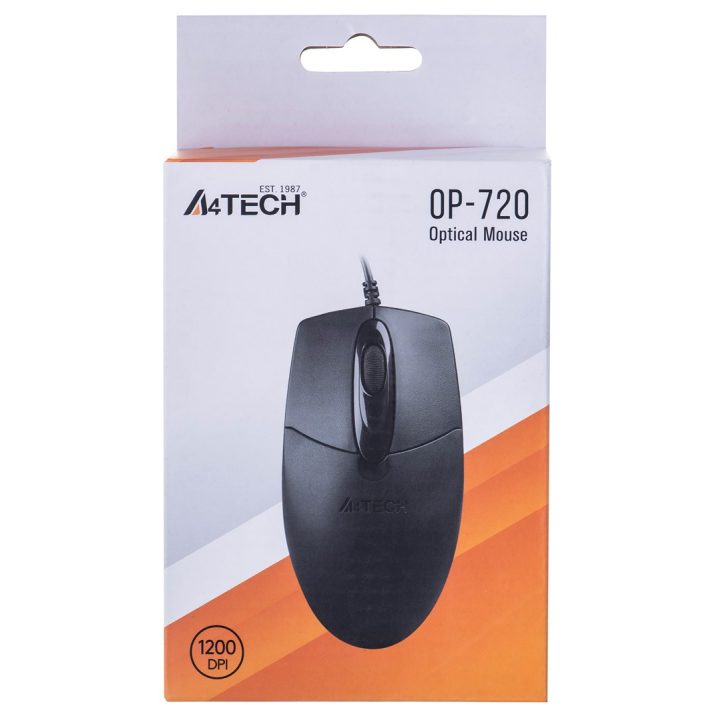 A4Tech OP-720 mouse USB Type-A ottico 800 DPI