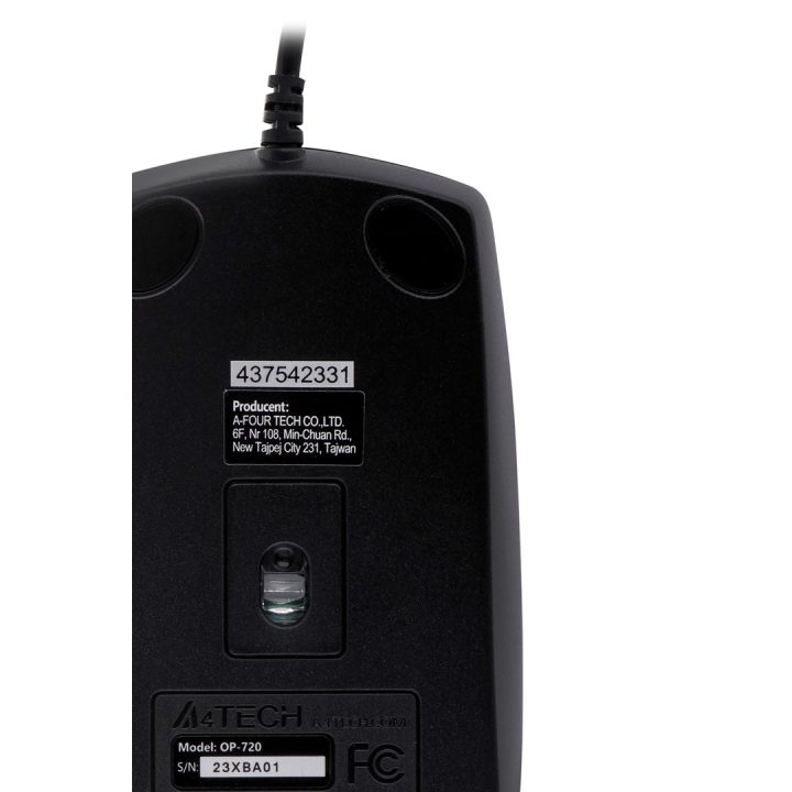 A4Tech OP-720 mouse USB Type-A ottico 800 DPI