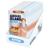 ANIMAL ISLAND Everyday Kitten Tacchino con vitello Box - cibo umido per gatti - 12x85g