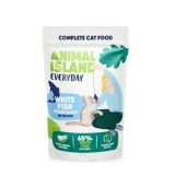 ANIMAL ISLAND Pesce bianco in brodo - cibo umido per gatti - 40x85g