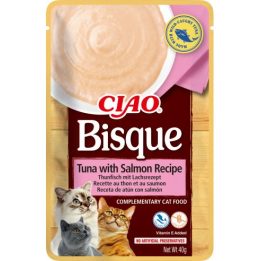 INABA Ciao Bisque tonno con salmone - snack per gatti - 40g