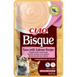 INABA Ciao Bisque tonno con salmone - snack per gatti - 40g