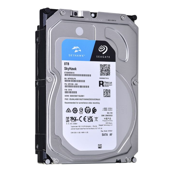 Seagate SkyHawk disco rigido interno 8 TB 256 MB 3.5 Serial ATA III (ST8000VX010)