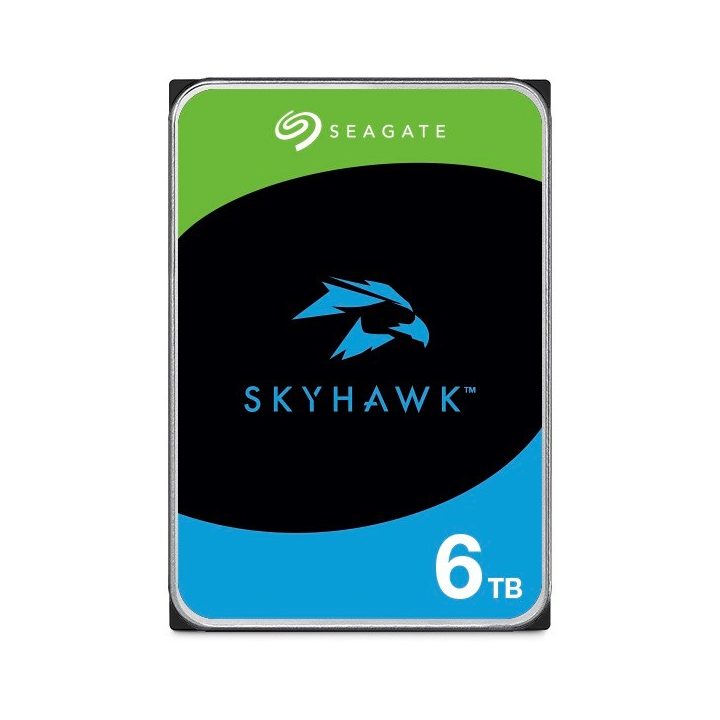 Seagate SkyHawk disco rigido interno 6 TB 256 MB 3.5 Serial ATA III (ST6000VX009)