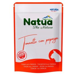 Natua Natural tonno con papaya cibo umido per gatto 70g