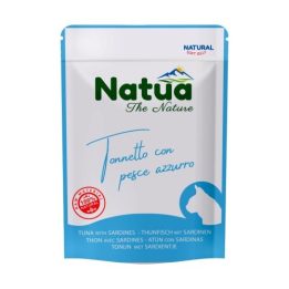 Natua Natural tonno con sardine cibo umido per gatto 70g