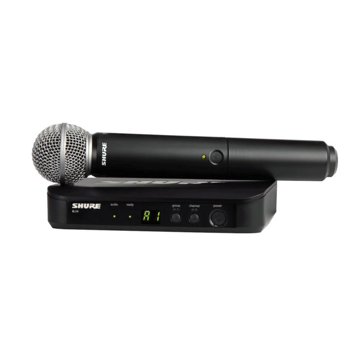 Shure BLX24E/SM58-H8E - sistema vocale wireless con microfono SM58