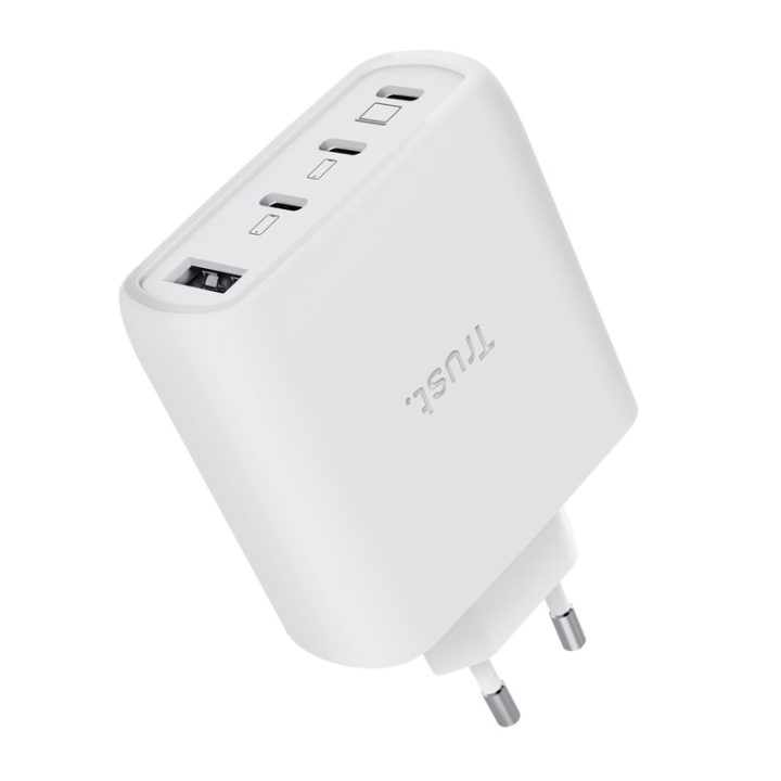 Trust Maxo 65W caricatore universale bianco AC ricarica rapida interno