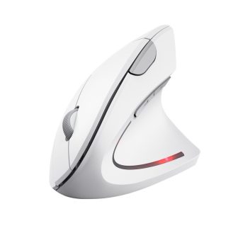 Trust mouse wireless ergonomico verticale Verto bianco (25132)