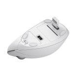 Trust mouse wireless ergonomico verticale Verto bianco (25132)