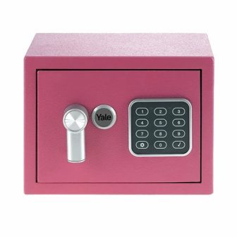 Yale YSV/170/DB2/P Cassaforte da libera installazione 3.8 l Acciaio Rosa