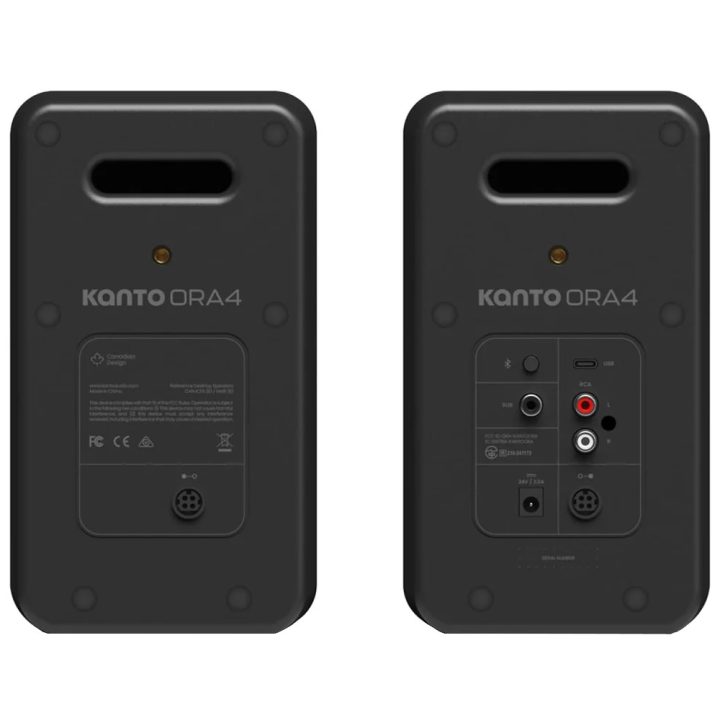 Kanto Audio ORA4 – Altoparlanti di riferimento 140W USB-C / Bluetooth – nero (Coppia)