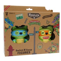 FUGGLER S2 SWAP & STYLE FIGURES - 2 PACK (LEONARDO & MICHELANGELO)