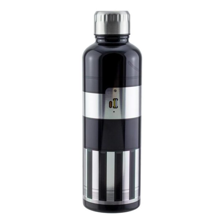 Paladone Darth Vader Lightsaber Bottiglia d'acqua in metallo Uso quotidiano 500 ml Acciaio inox Nero Argento