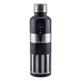 Paladone Darth Vader Lightsaber Bottiglia d'acqua in metallo Uso quotidiano 500 ml Acciaio inox Nero Argento