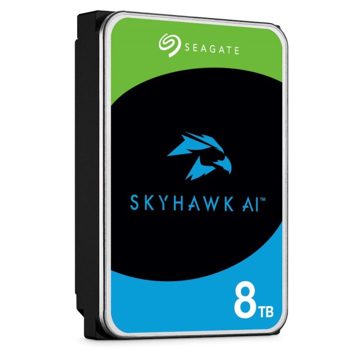 Seagate SkyHawk AI disco rigido interno 8 TB 7200 RPM 256 MB 3.5 Serial ATA III (ST8000VE001)