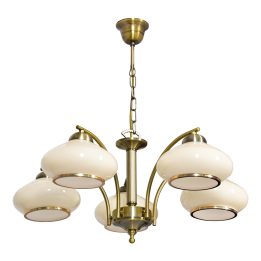 Activejet Classic Lampadario a sospensione RITA Patina 5xE27 per soggiorno