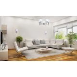 Lampada a sospensione plafoniera classica Activejet MIRA Chrome 5xE27 per soggiorno