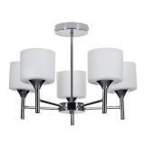 Lampada a sospensione plafoniera classica Activejet MIRA Chrome 5xE27 per soggiorno