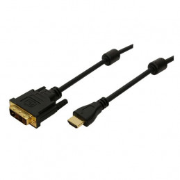 LogiLink 2m HDMI / DVI-D Nero