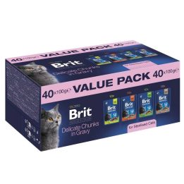 BRIT Premium by Nature Value pack Confezione Sterilizzata - cibo umido gatti - 40x100g