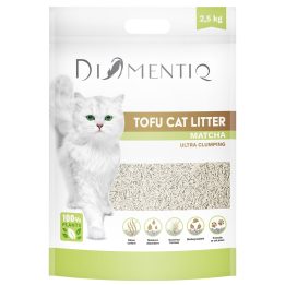 DIAMENTIQ tofu matcha ultra agglomerante - lettiera a base vegetale - 2.5 kg