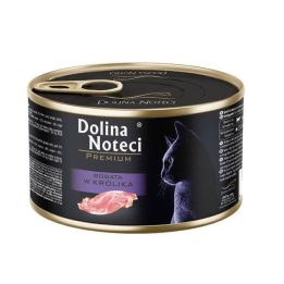 DOLINA NOTECI Premium Ricco di Coniglio - Cibo Umido per Gatti - 185g